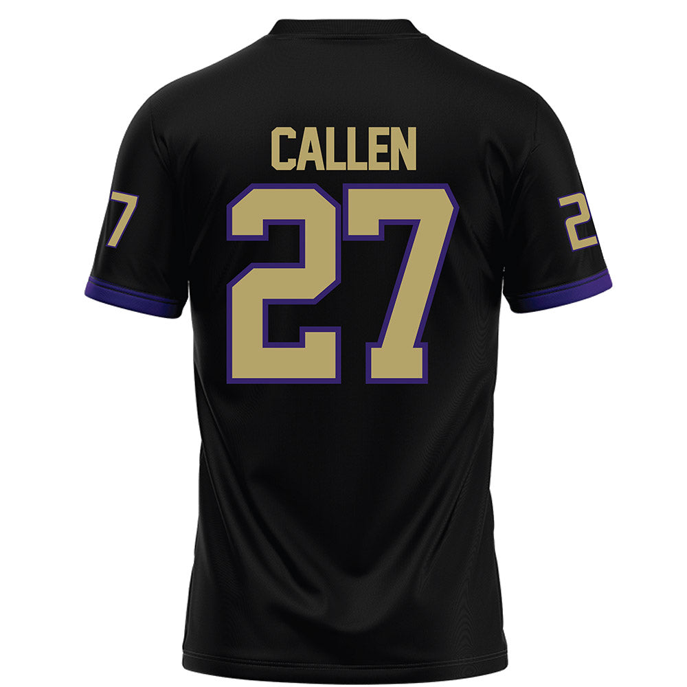 JMU - NCAA Football : Kai Callen - Black Football Jersey-1