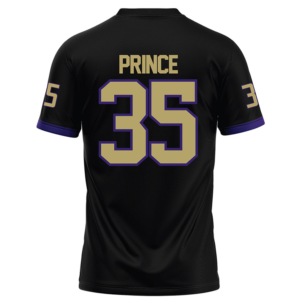 JMU - NCAA Football : Joshua Prince - Black Football Jersey-1