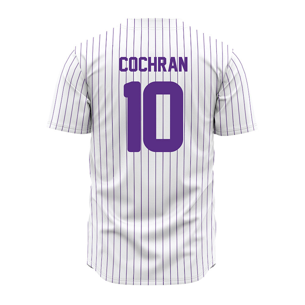 North Alabama - NCAA Baseball : Charlie Cochran - Pin Stripes Jersey-1