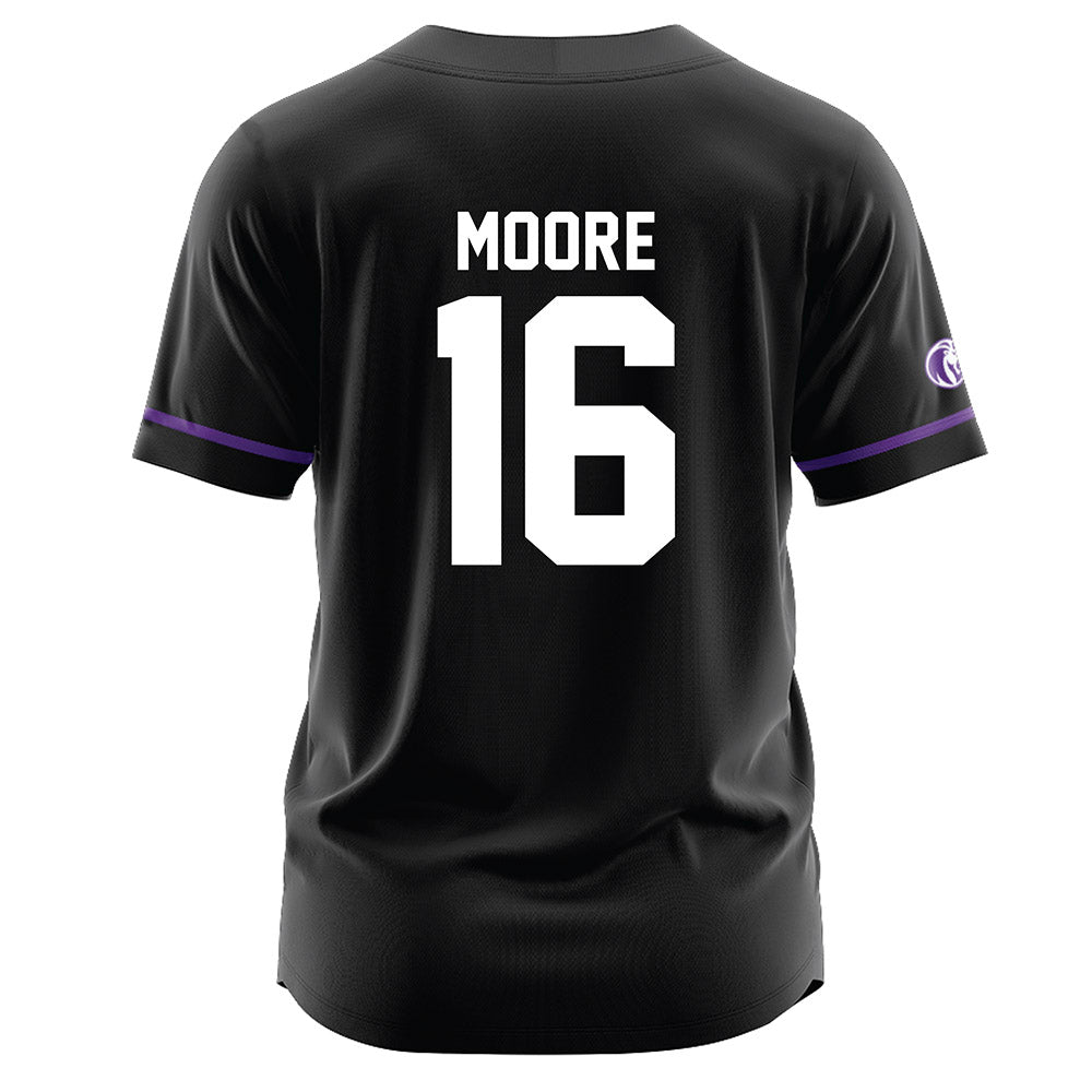 North Alabama - NCAA Baseball : Ethan Moore Moore - Black Jersey-1