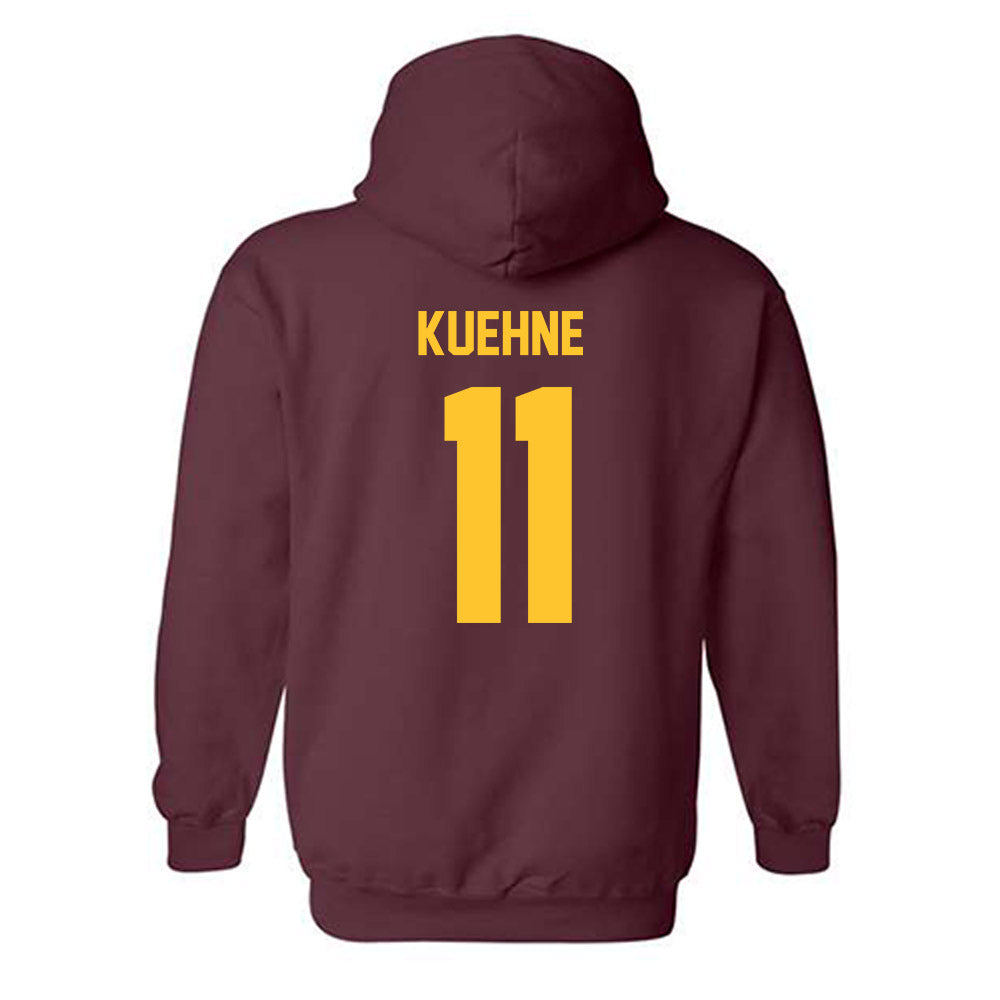 Arizona State - NCAA Men's Ice Hockey : Lincoln Kuehne - Classic Shersey Hooded Sweatshirt-1