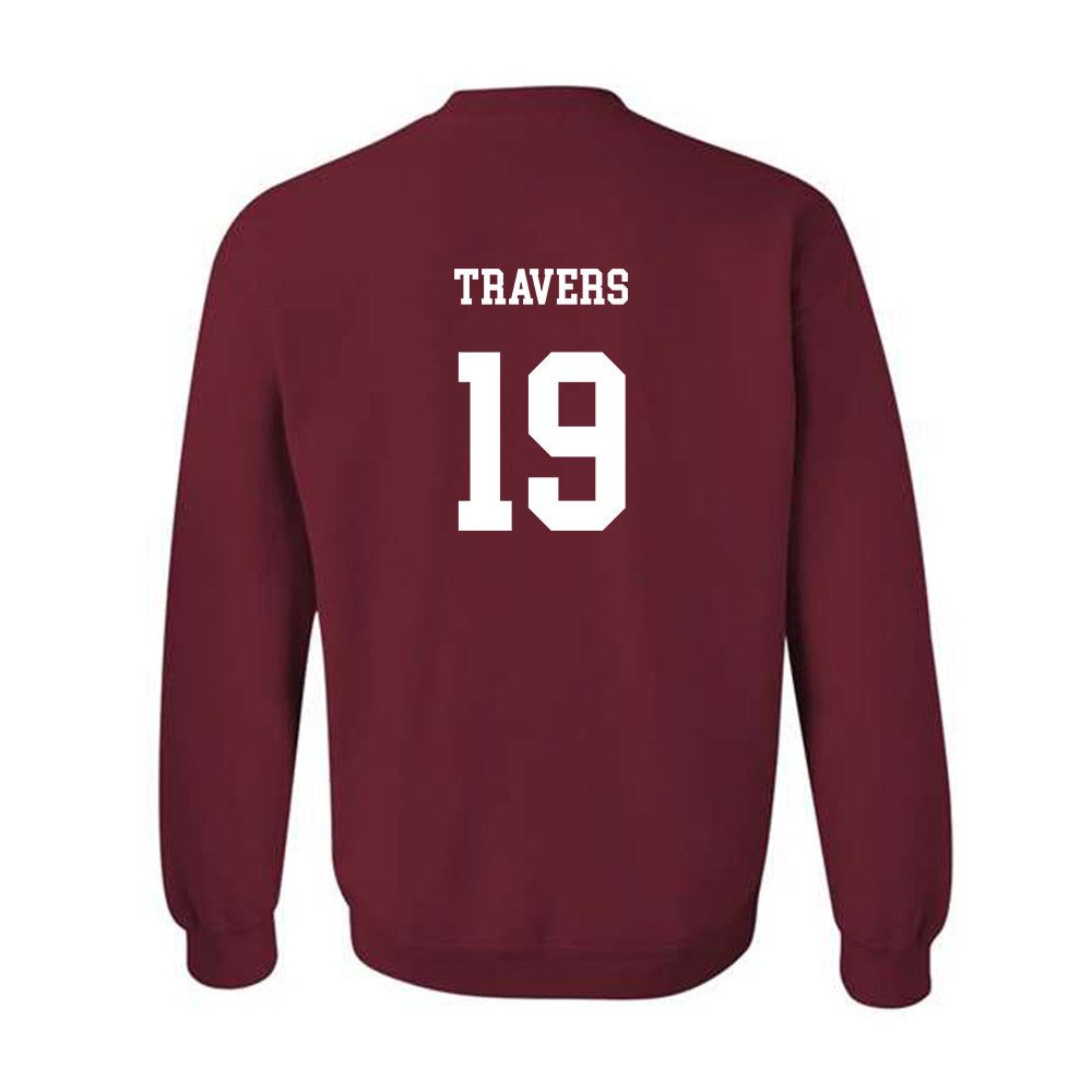 UMass - NCAA Men's Lacrosse : Robbie Travers - Classic Fashion Shersey Crewneck Sweatshirt-1