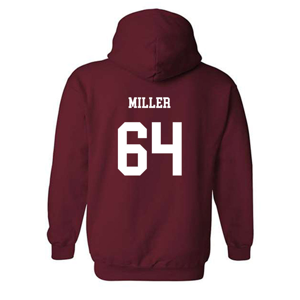 UMass - NCAA Football : Peyton Miller - Classic Fashion Shersey Hooded Sweatshirt