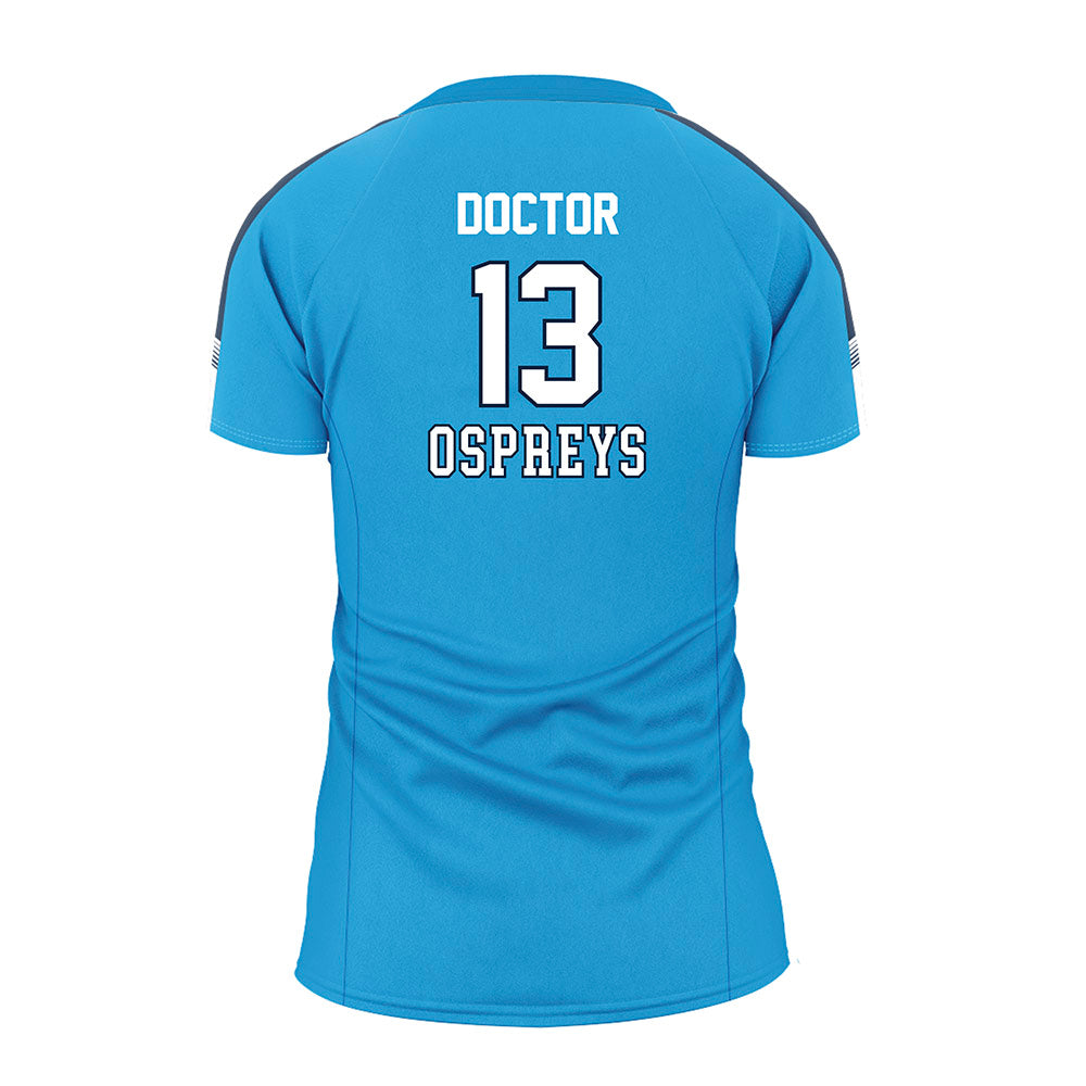 UNF - NCAA Women's Volleyball : Kaili Doctor - Teal Volleyball Jersey-1
