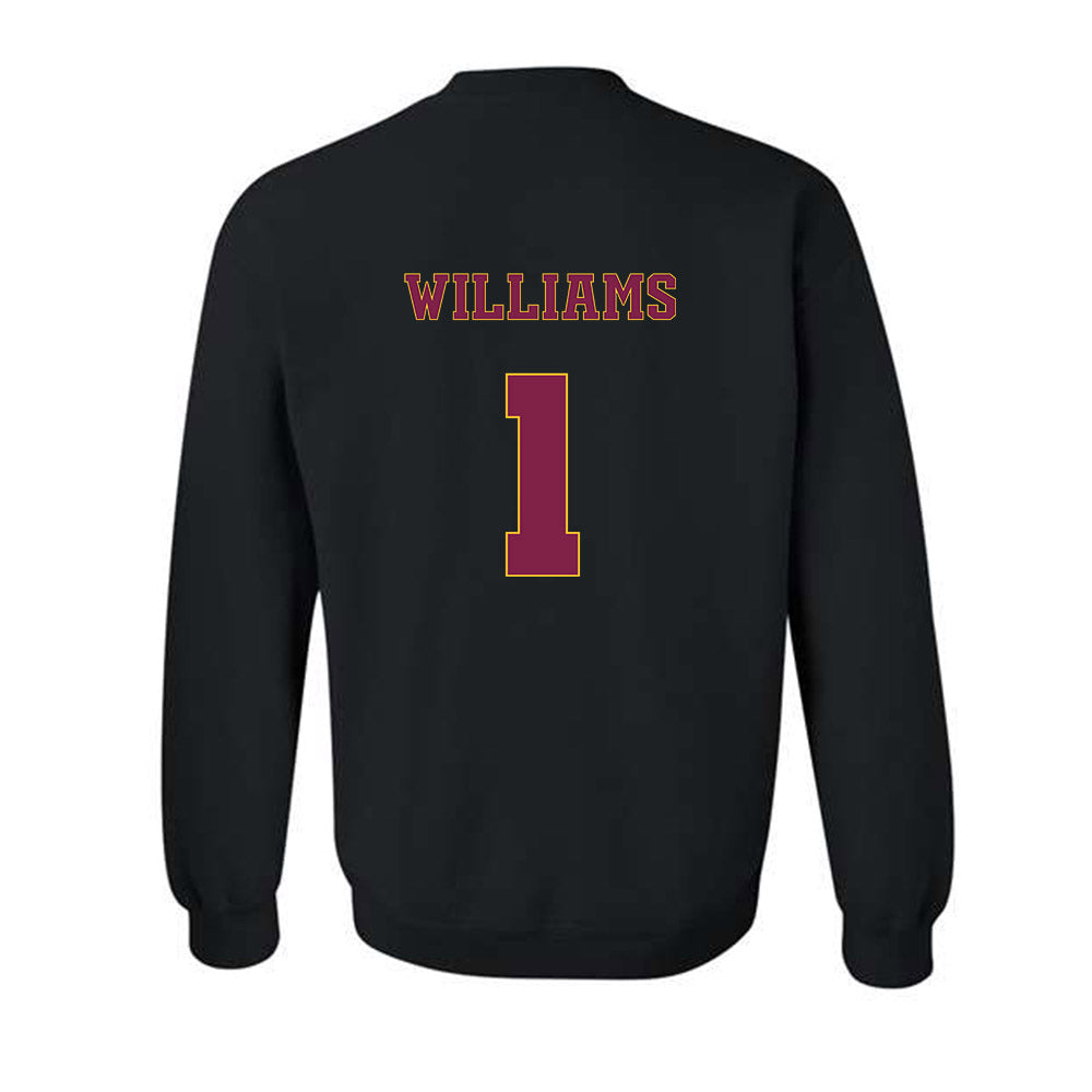 Arizona State - NCAA Women's Basketball : Amaya Williams - Classic Fashion Shersey Crewneck Sweatshirt-1