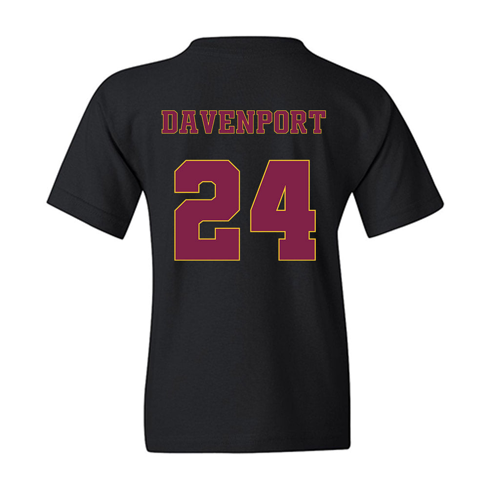 Arizona State - NCAA Women's Basketball : Deborah Davenport - Classic Fashion Shersey Youth T-Shirt-1