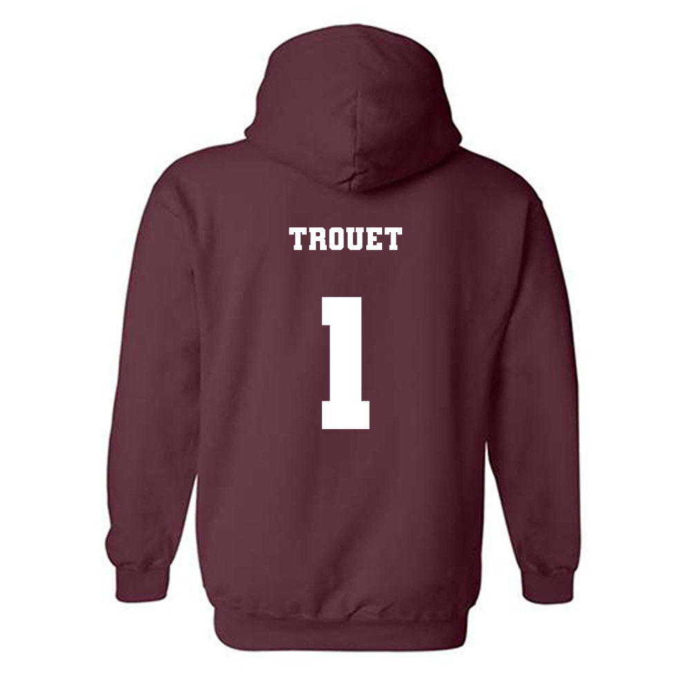 Arizona State - NCAA Men's Basketball : Santiago Trouet - Classic Fashion Shersey Hooded Sweatshirt-1
