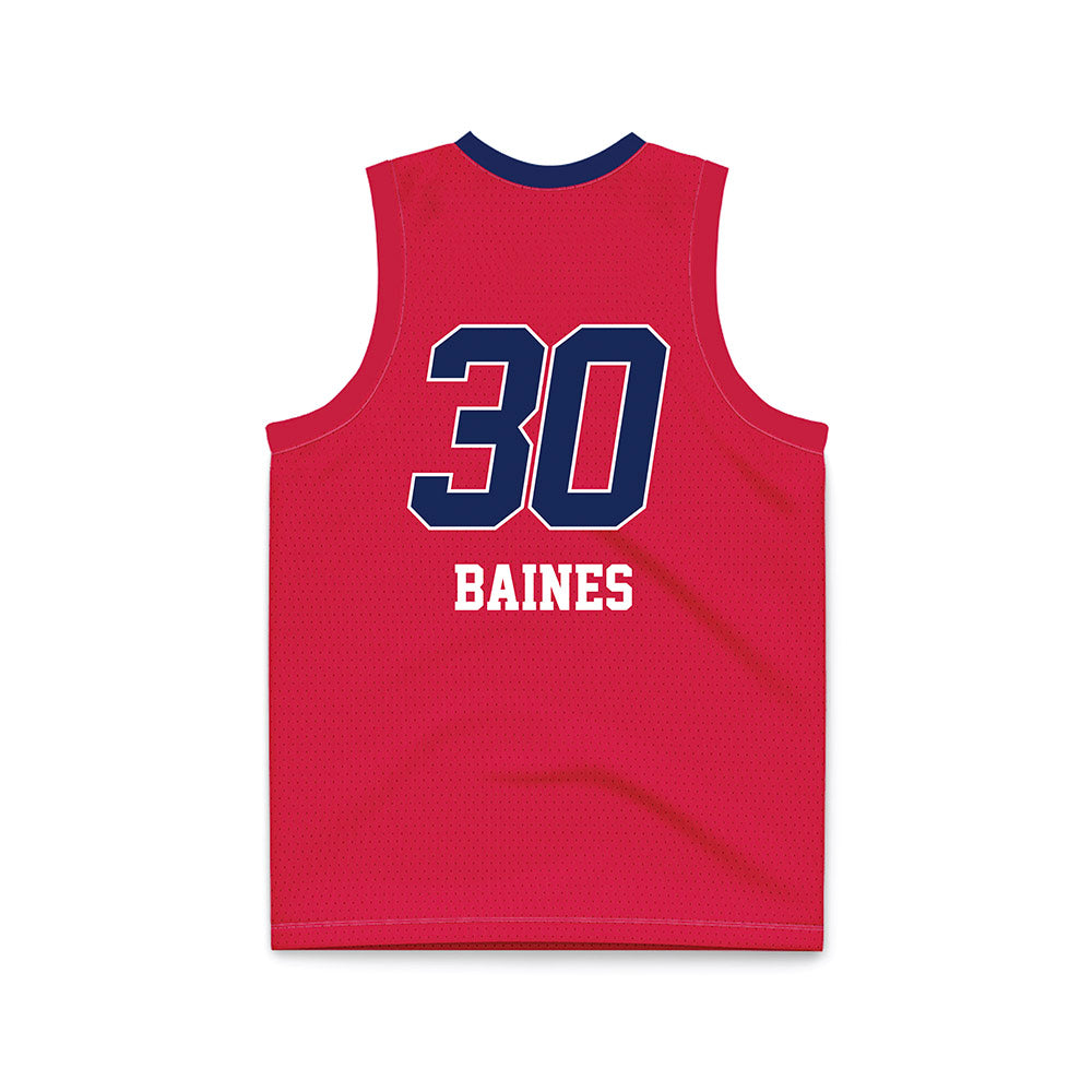 South Alabama - NCAA Women's Basketball : Jeriyah Baines - Red Basketball Jersey-1