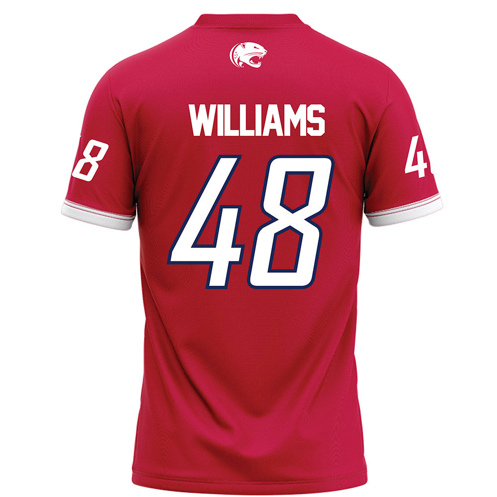 South Alabama - NCAA Football : Jordan Williams - Red Football Jersey-1