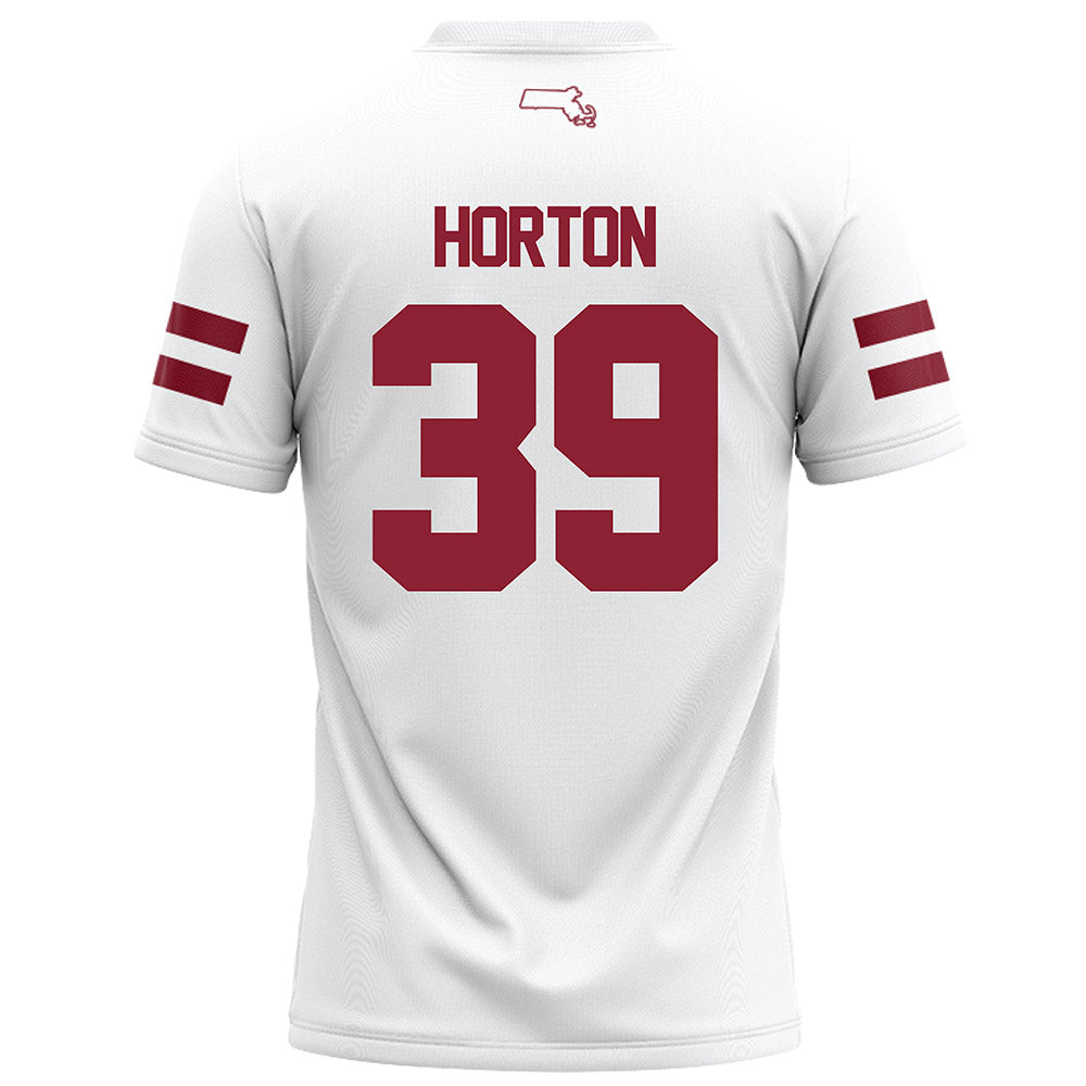 UMass - NCAA Football : James Horton - White Football Jersey