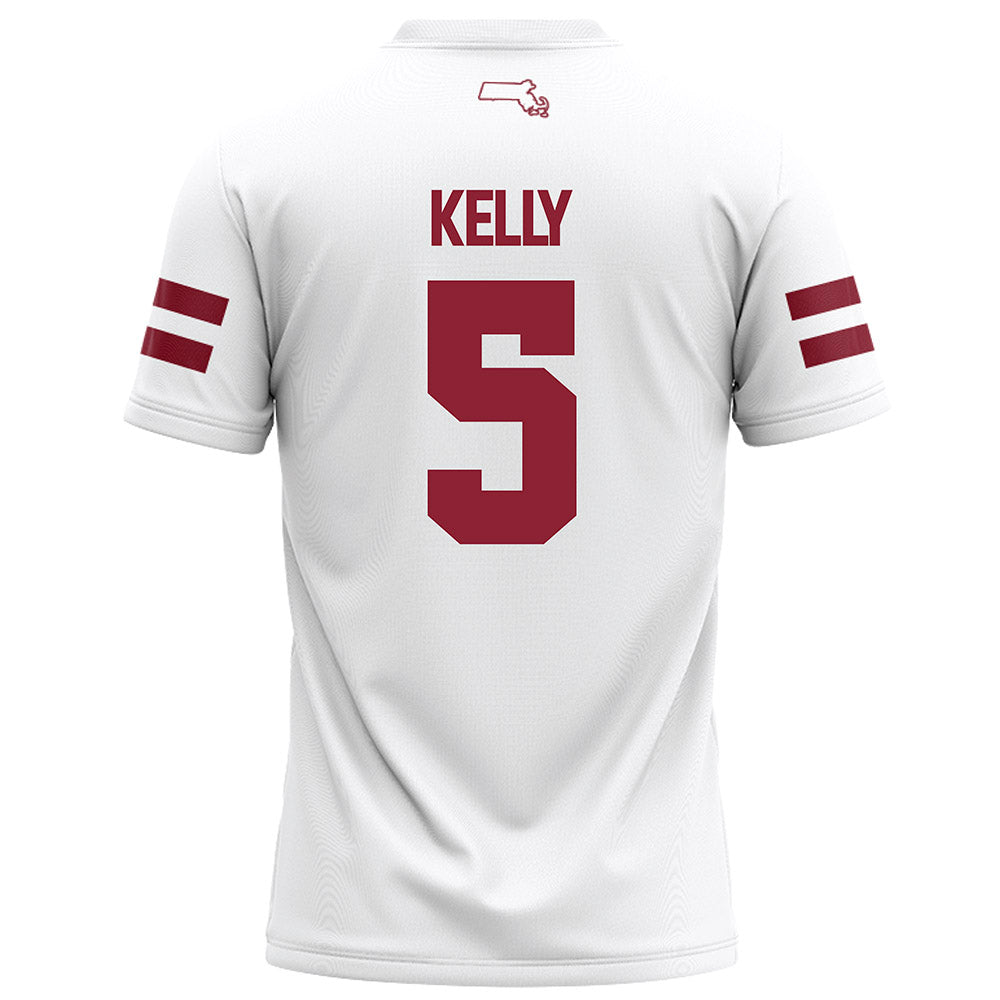UMass - NCAA Football : Tyree Kelly - White Football Jersey-1
