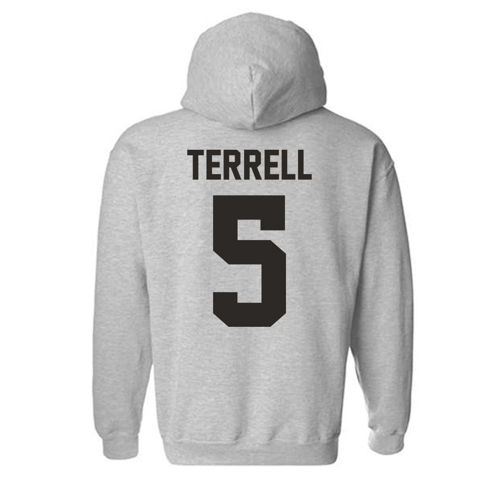 NMSU - NCAA Men's Basketball : Chris Terrell - Classic Fashion Shersey Hooded Sweatshirt-1