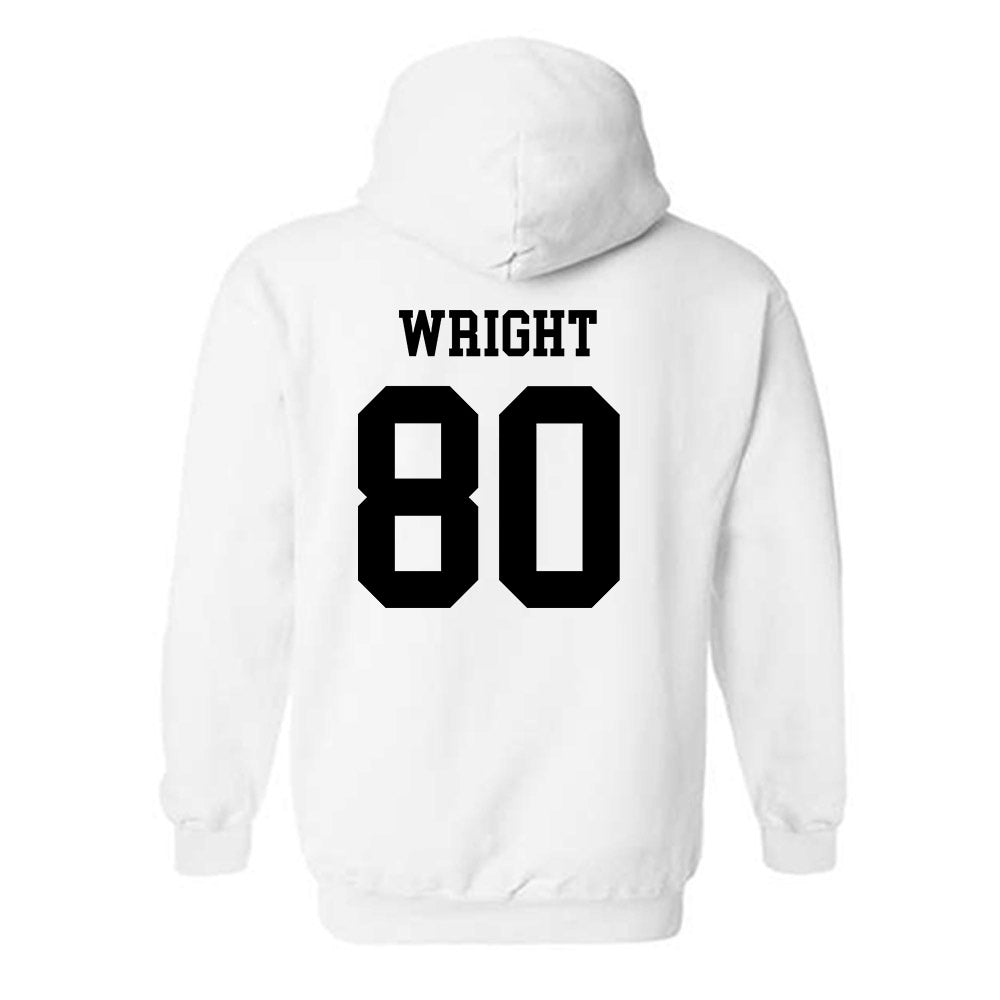 NMSU - NCAA Football : Izeyah Wright - Classic Fashion Shersey Hooded Sweatshirt-1