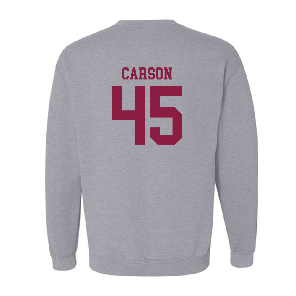 NMSU - NCAA Baseball : Cody Carson - Classic Shersey Crewneck Sweatshirt