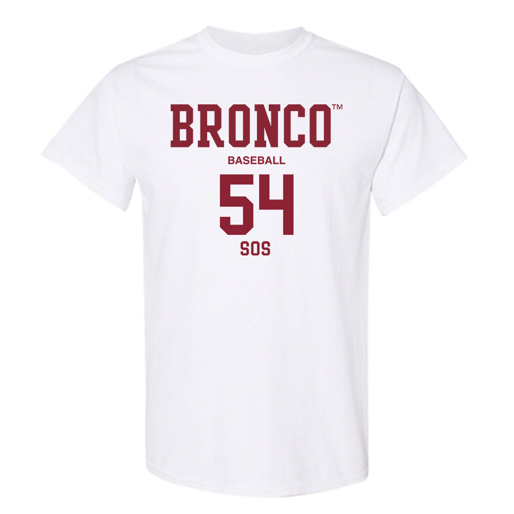 SCU - NCAA Baseball : Camden Sos - Classic Fashion Shersey T-Shirt-0