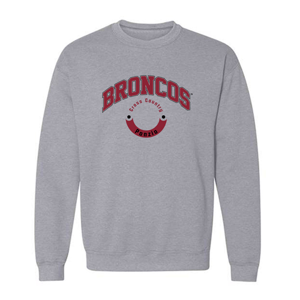 SCU - NCAA Men's Cross Country : James Ponzio - Classic Fashion Shersey Crewneck Sweatshirt