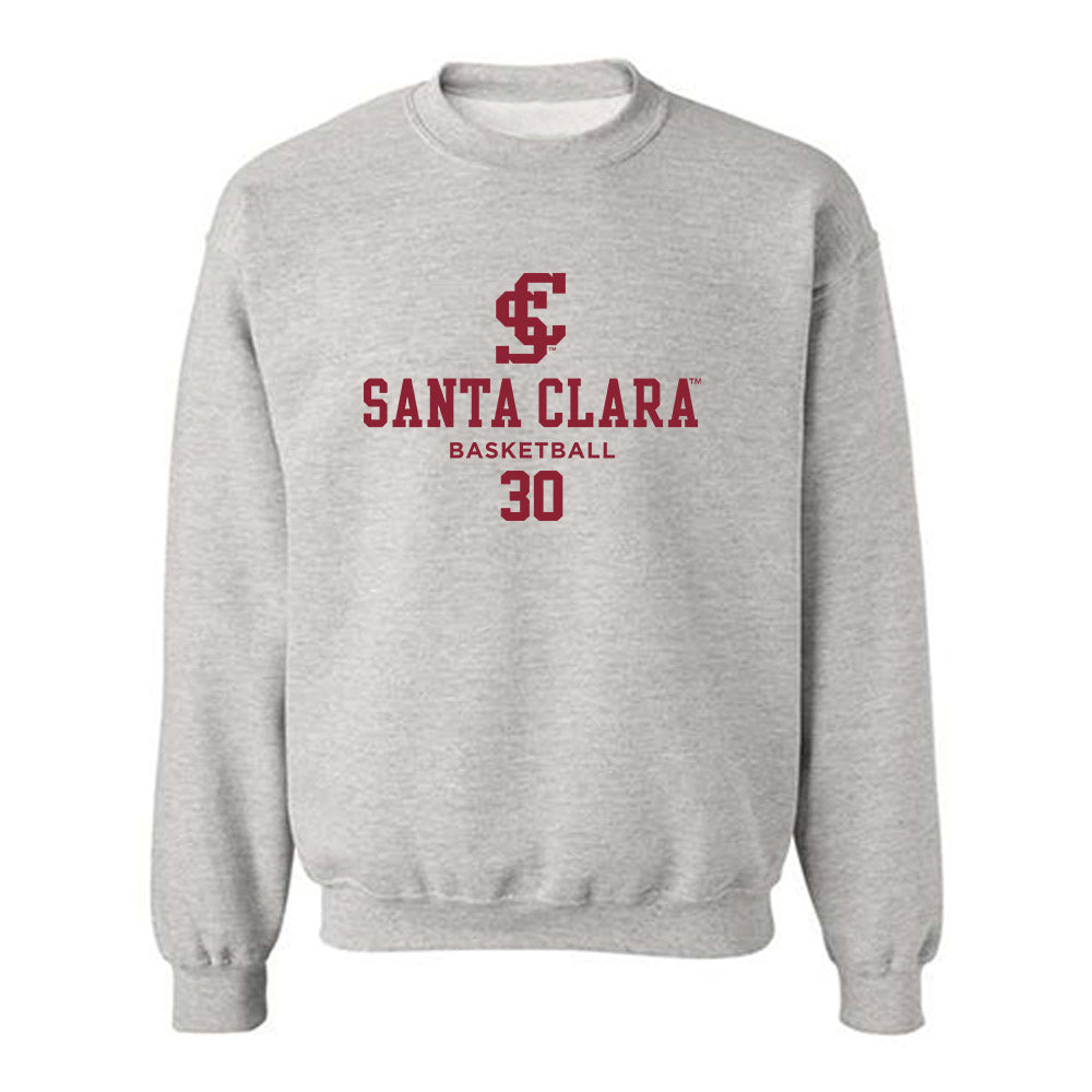 SCU - NCAA Women's Basketball : Kylee Fox - Classic Fashion Shersey Crewneck Sweatshirt-0