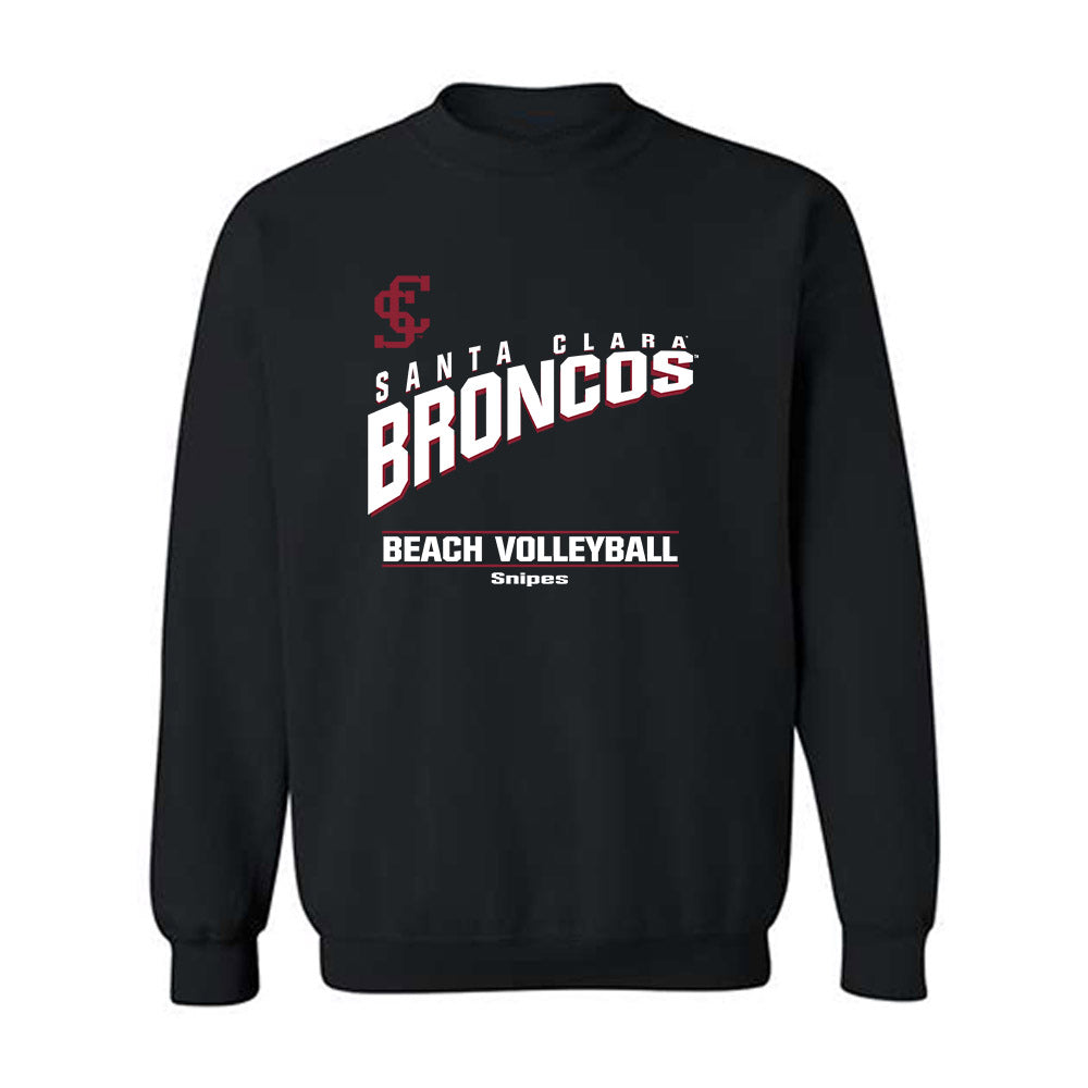SCU - NCAA Beach Volleyball : Sadie Snipes - Classic Fashion Shersey Crewneck Sweatshirt-0