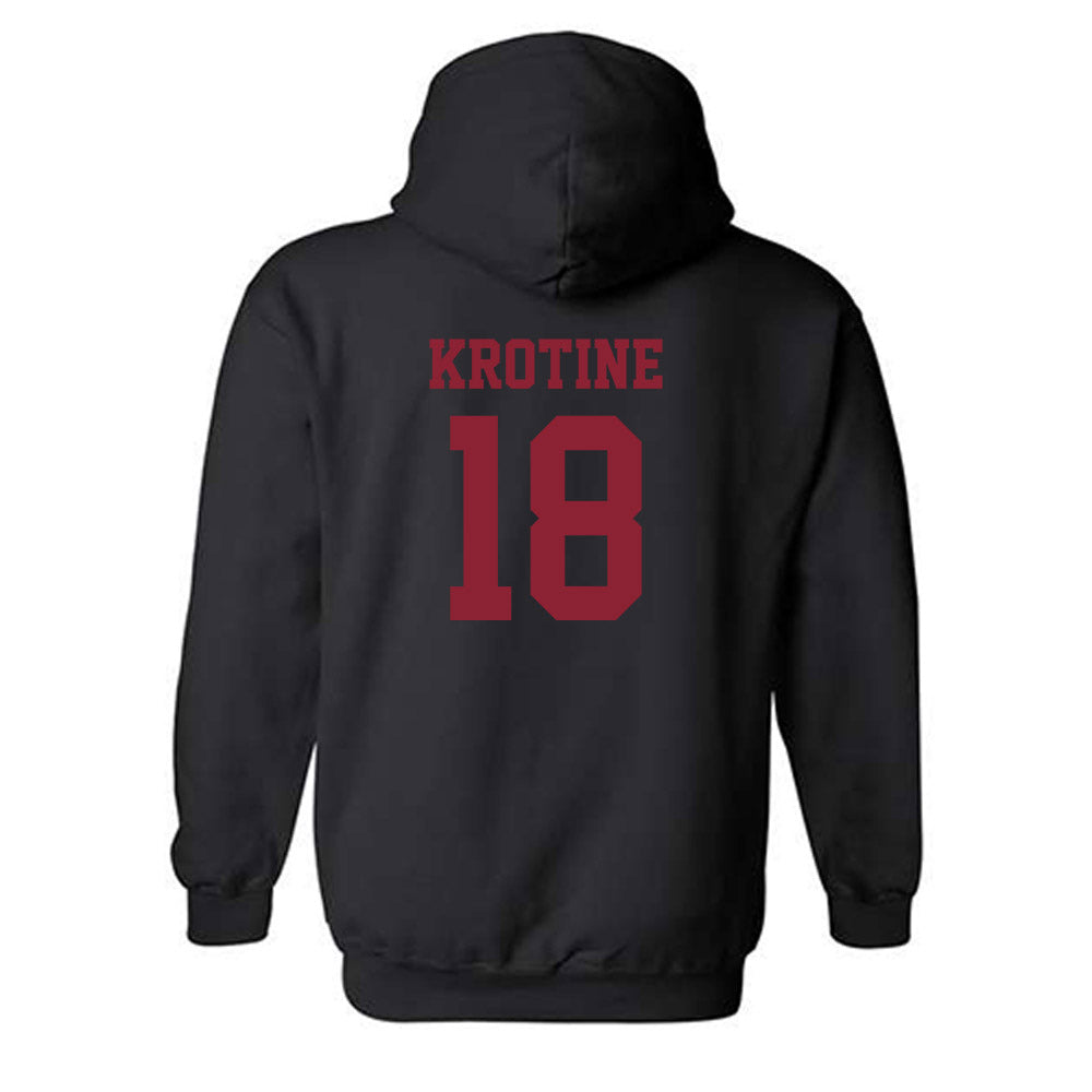 SCU - NCAA Softball : Claire Krotine - Classic Shersey Hooded Sweatshirt-1