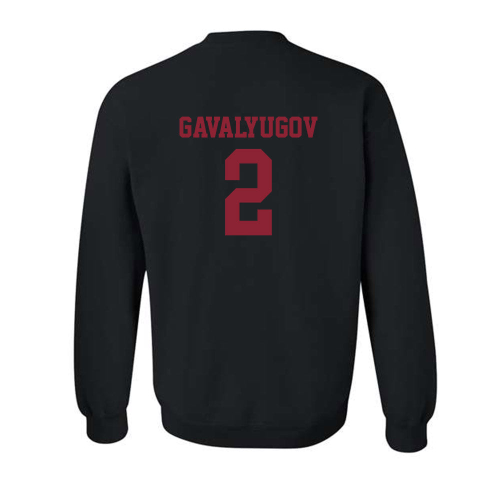 SCU - NCAA Men's Basketball : Aleksandar Gavalyugov - Classic Shersey Crewneck Sweatshirt-1