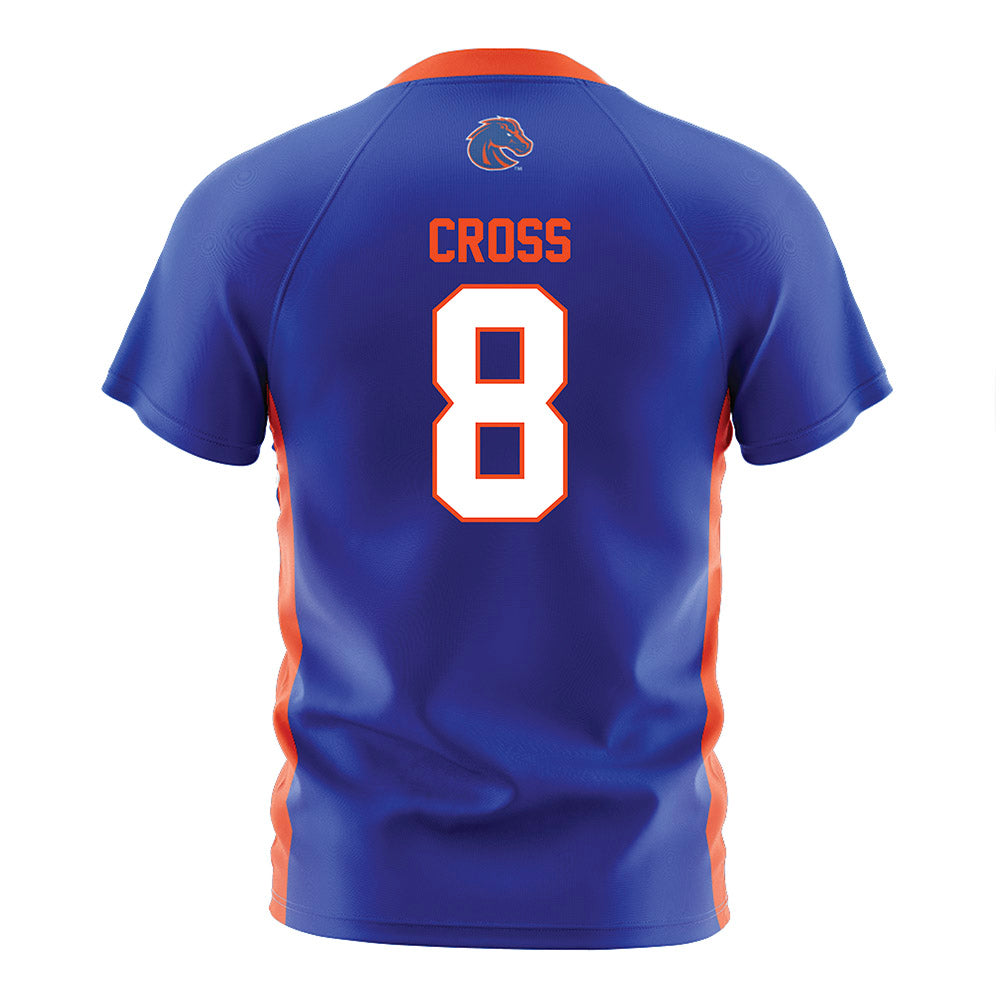 Boise State - NCAA Women's Soccer : Carly Cross - Blue Soccer Jersey