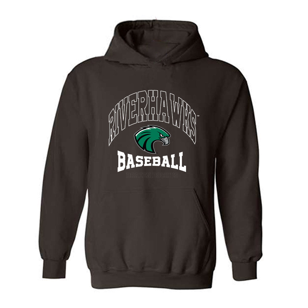 Northeastern State - NCAA Baseball : Brazen Bockius - Classic Fashion Shersey Hooded Sweatshirt-0