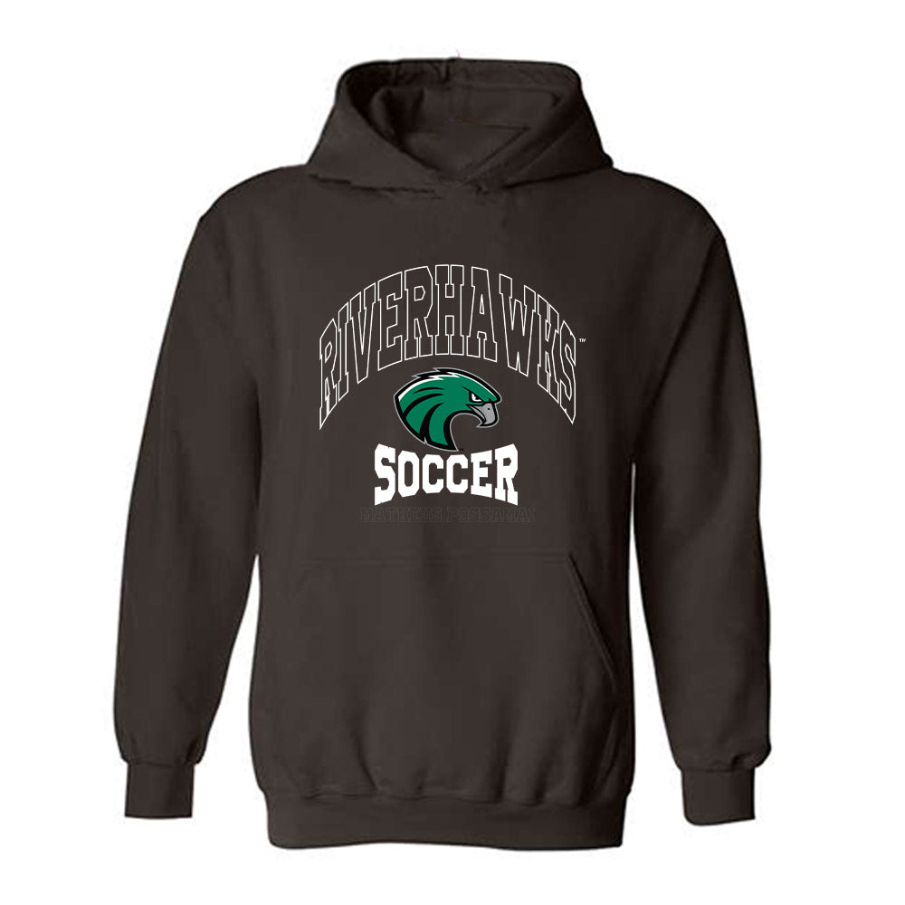 Northeastern State - NCAA Men's Soccer : Matheus Possamai - Classic Fashion Shersey Hooded Sweatshirt-0