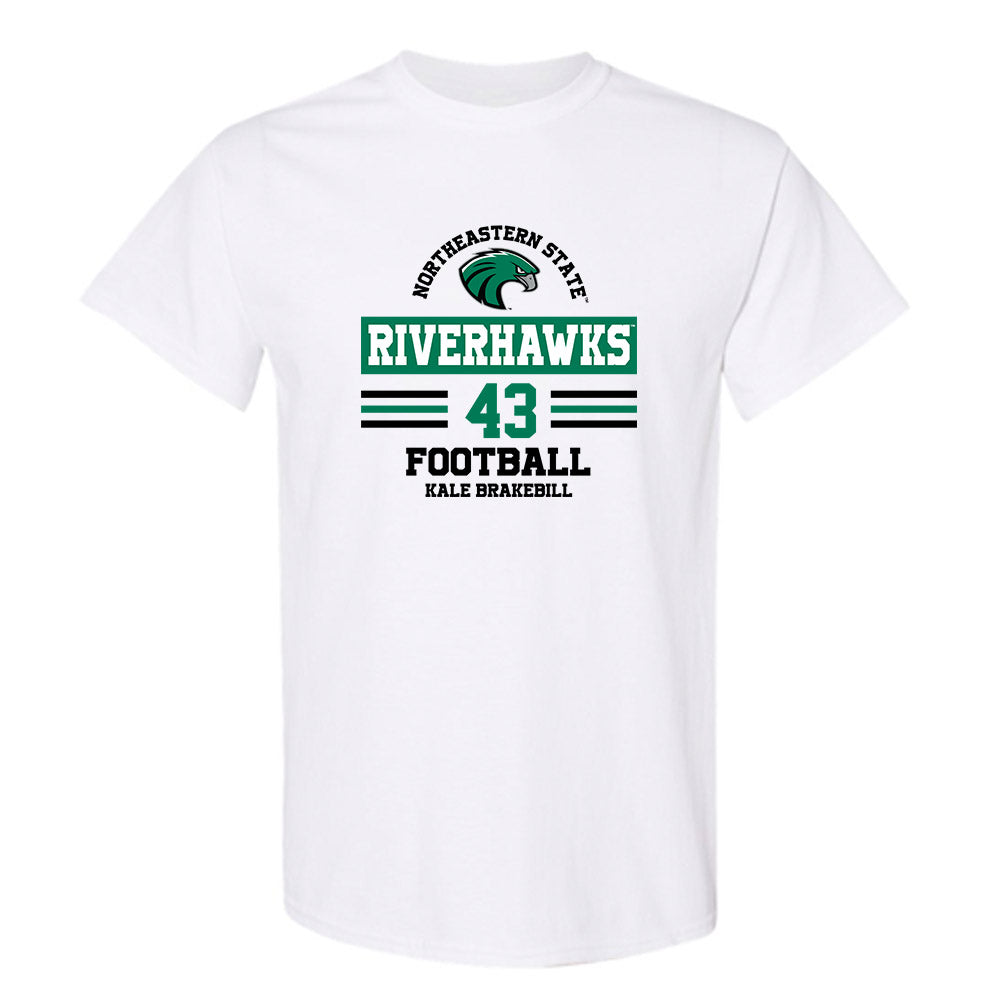 Northeastern State - NCAA Football : Kale Brakebill - Classic Fashion Shersey T-Shirt-0