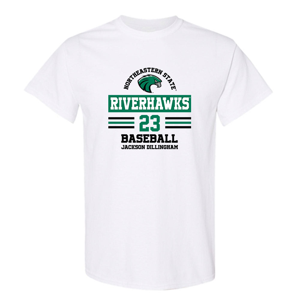 Northeastern State - NCAA Baseball : Jackson Dillingham - Classic Fashion Shersey T-Shirt-0