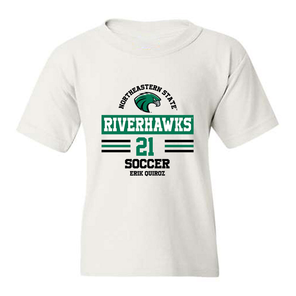 Northeastern State - NCAA Men's Soccer : Erik Quiroz - Classic Fashion Shersey Youth T-Shirt-0