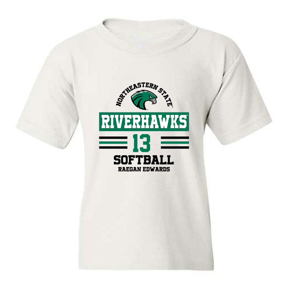 Northeastern State - NCAA Softball : Raegan Edwards - Classic Fashion Shersey Youth T-Shirt-0