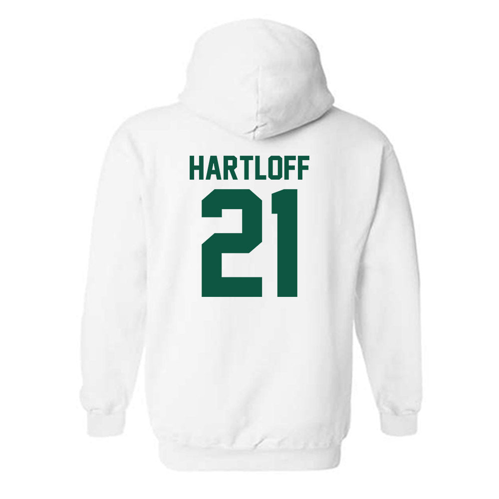 Northeastern State - NCAA Men's Basketball : Caison Hartloff - Classic Shersey Hooded Sweatshirt-1