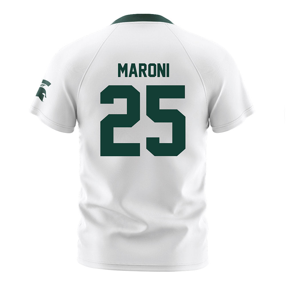 Michigan State - NCAA Women's Soccer : Samantha Maroni - White Soccer Jersey-1
