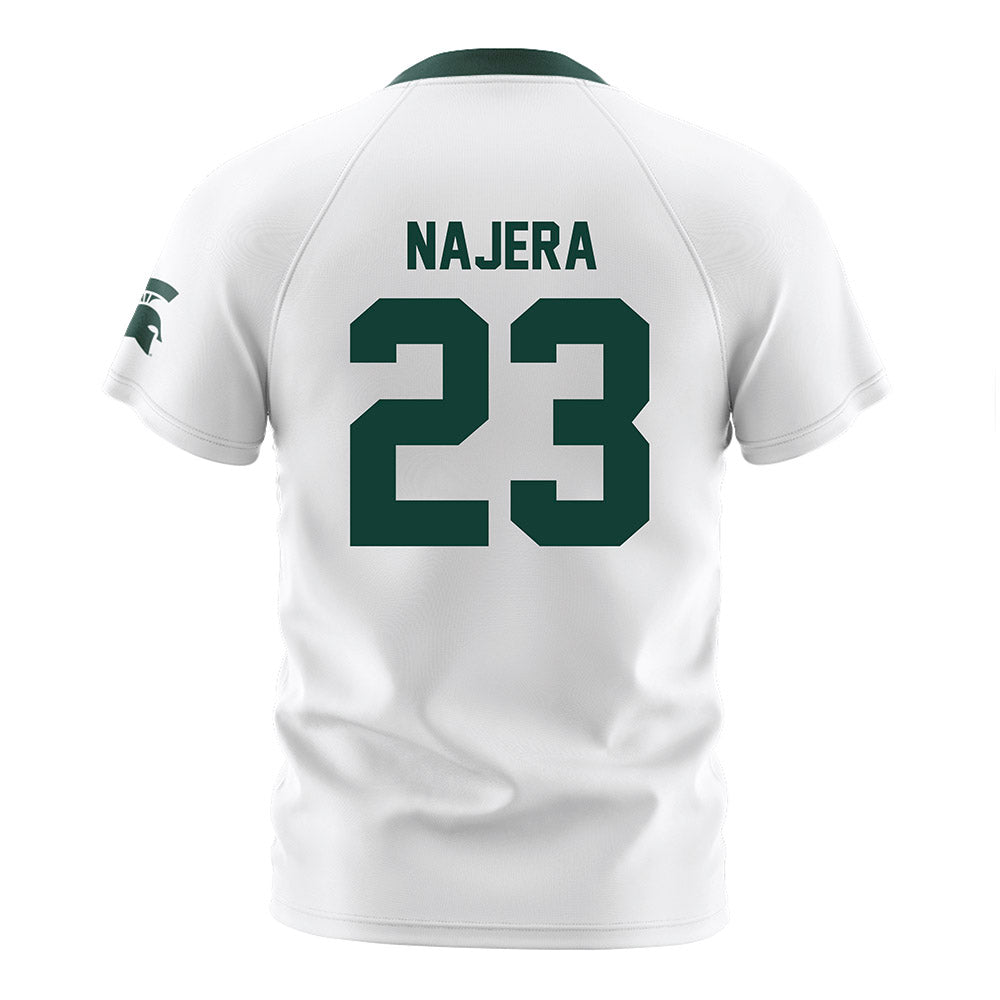 Michigan State - NCAA Women's Soccer : Bella Najera - White Soccer Jersey