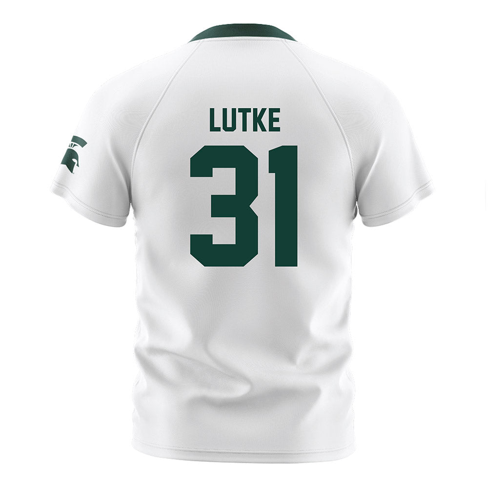 Michigan State - NCAA Women's Soccer : Ava Lutke - White Soccer Jersey-1
