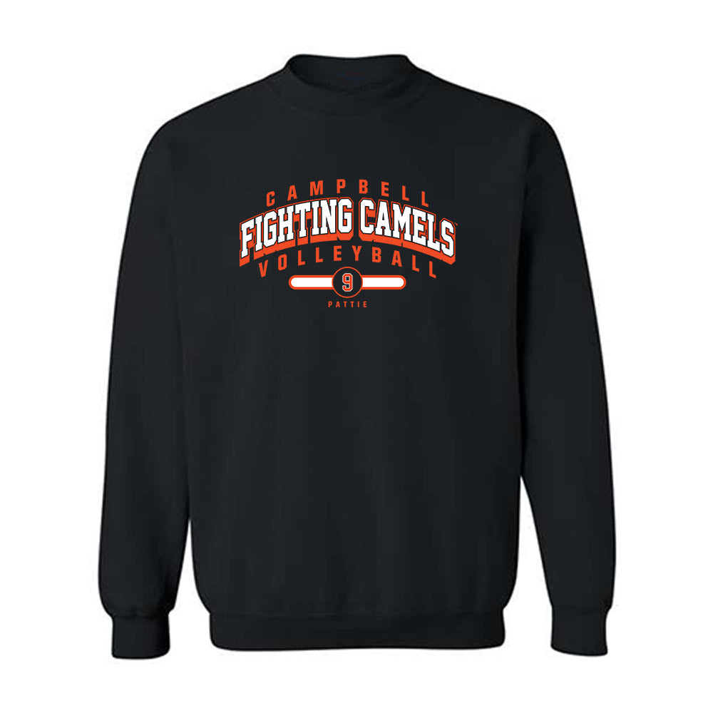 Campbell - NCAA Women's Volleyball : Hannah Pattie - Classic Fashion Shersey Crewneck Sweatshirt-0