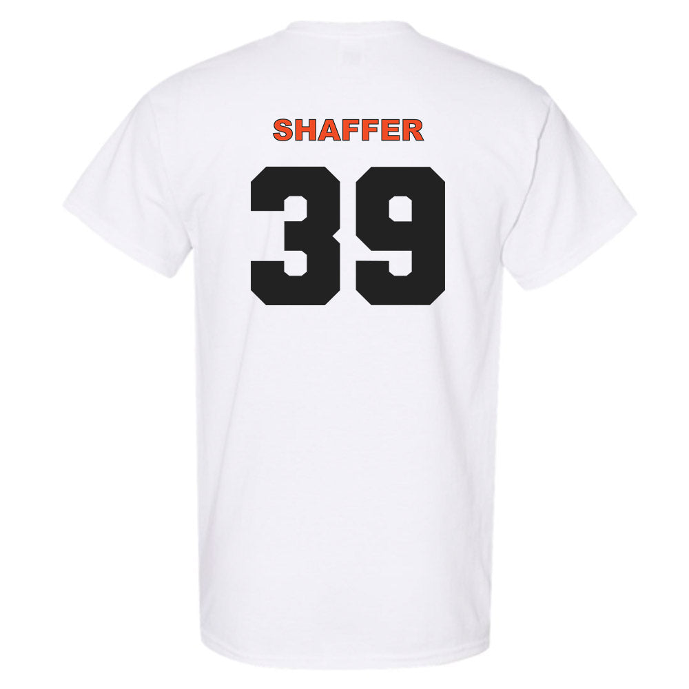 Campbell - NCAA Baseball : Braxton Shaffer - Classic Shersey T-Shirt-1