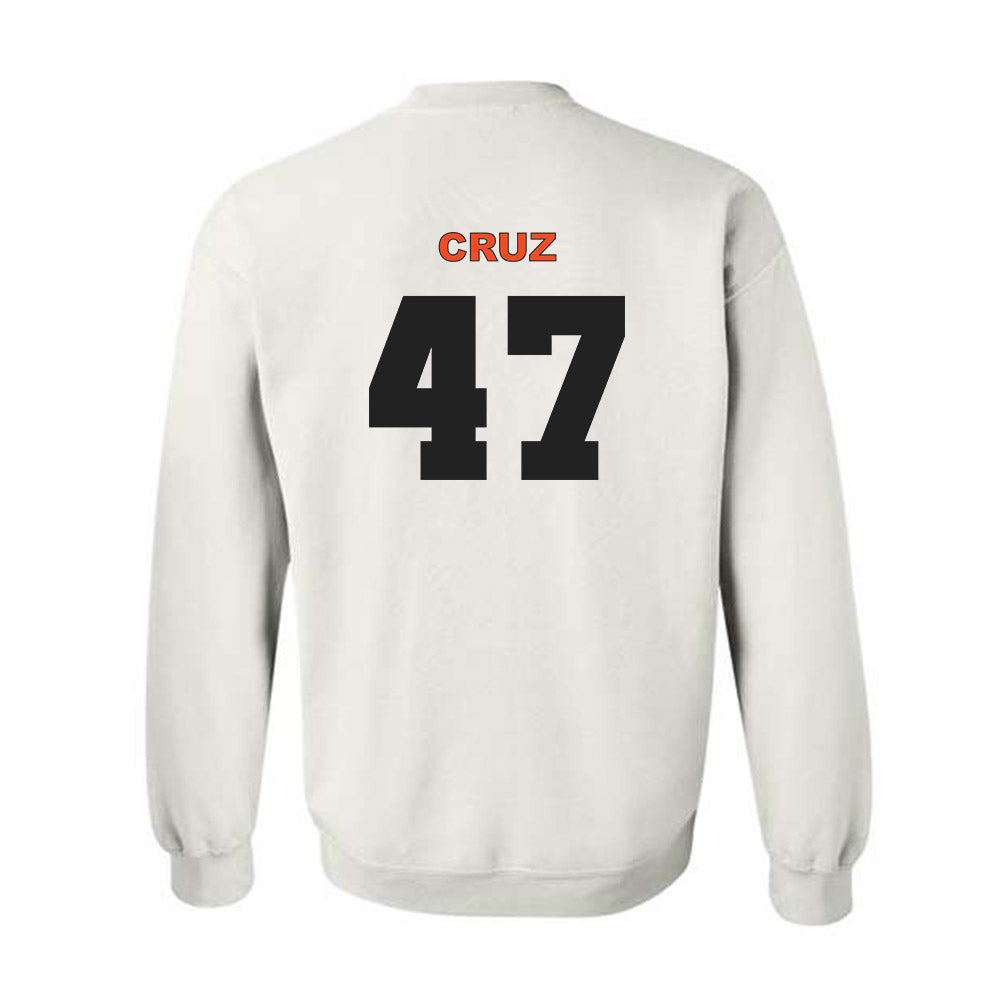 Campbell - NCAA Baseball : Gabriel Cruz - Classic Shersey Crewneck Sweatshirt-1