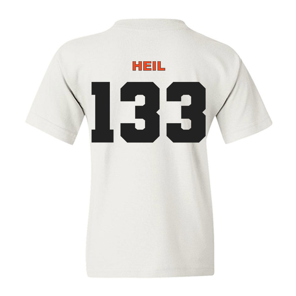 Campbell - NCAA Wrestling : Logan Heil - Classic Shersey Youth T-Shirt-1