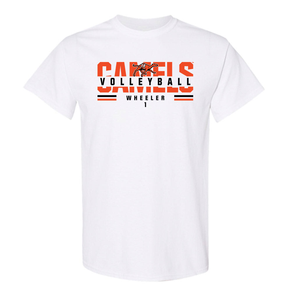 Campbell - NCAA Women's Volleyball : Lauren Wheeler - Classic Fashion Shersey T-Shirt-0