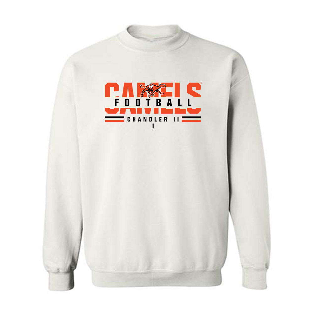 Campbell - NCAA Football : Michael Chandler II - Classic Fashion Shersey Crewneck Sweatshirt