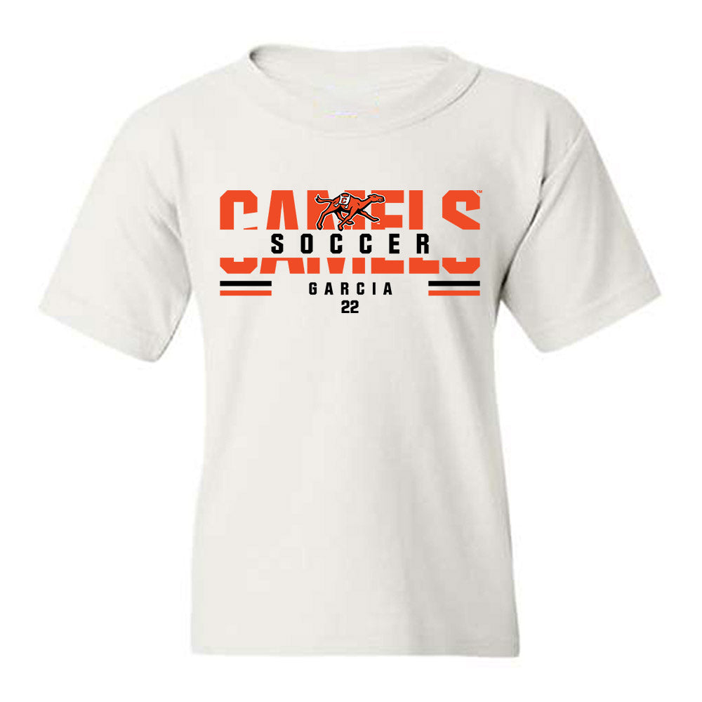 Campbell - NCAA Men's Soccer : Ronaldo Garcia - Classic Fashion Shersey Youth T-Shirt-0