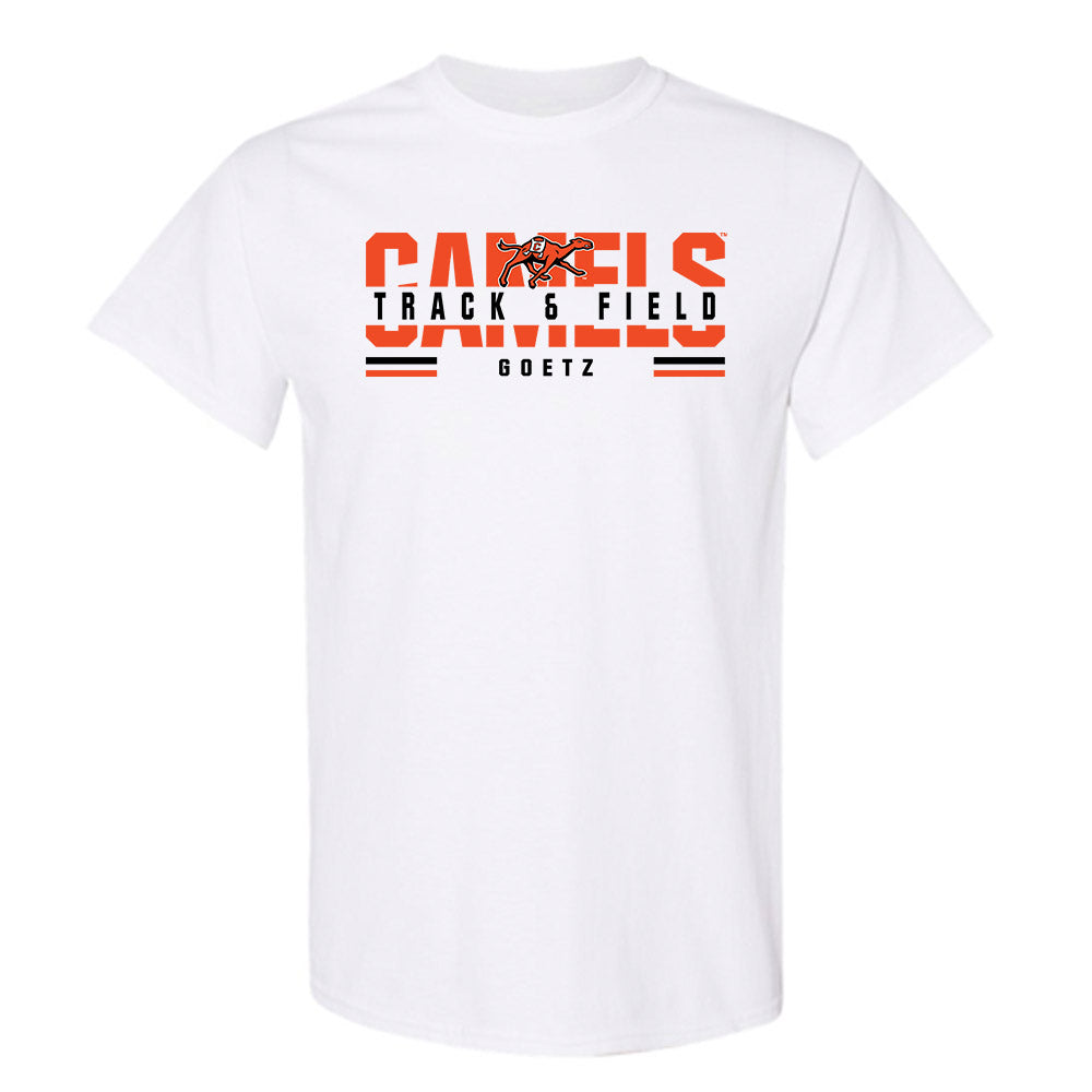 Campbell - NCAA Men's Track & Field : Andrew Goetz - Classic Fashion Shersey T-Shirt-0