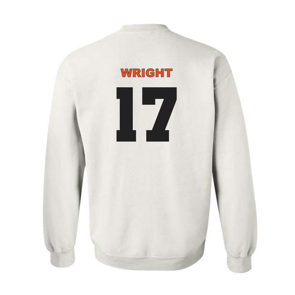 Campbell - NCAA Men's Soccer : Skyler Wright - Classic Shersey Crewneck Sweatshirt-1