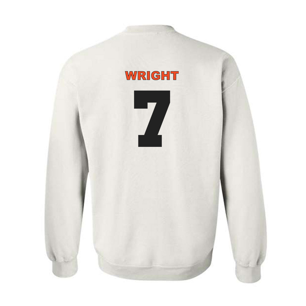Campbell - NCAA Men's Soccer : Marco Wright - Classic Shersey Crewneck Sweatshirt-1
