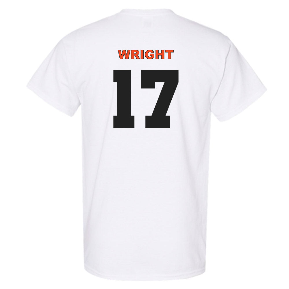 Campbell - NCAA Men's Soccer : Skyler Wright - Classic Shersey T-Shirt-1