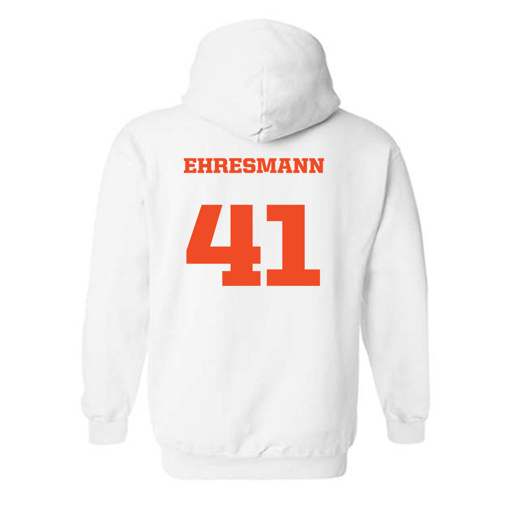 Campbell - NCAA Women's Soccer : Emily Ehresmann - Replica Shersey Hooded Sweatshirt