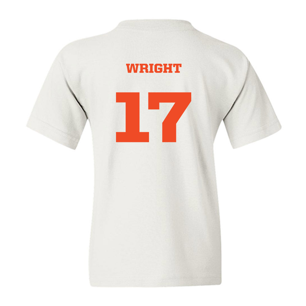Campbell - NCAA Men's Soccer : Skyler Wright - Replica Shersey Youth T-Shirt-1