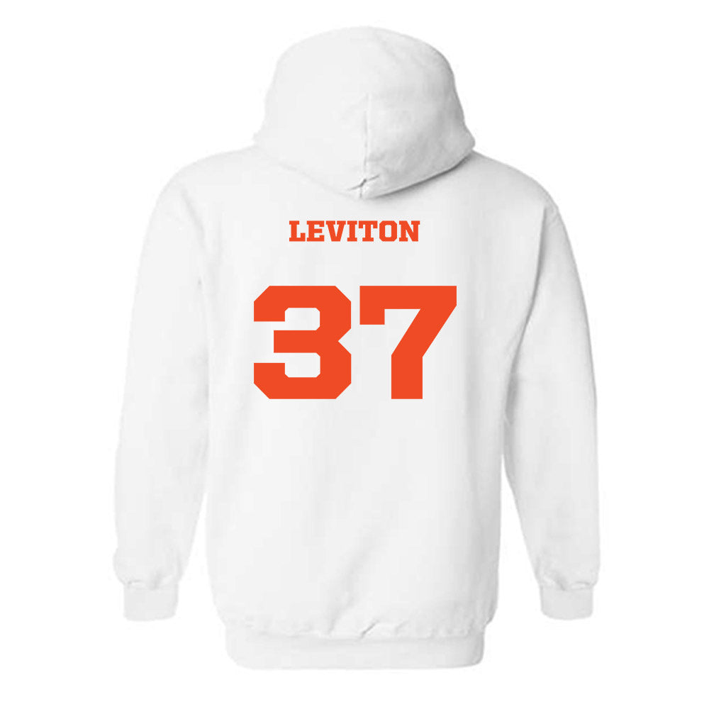 Campbell - NCAA Men's Soccer : Max Leviton - Replica Shersey Hooded Sweatshirt