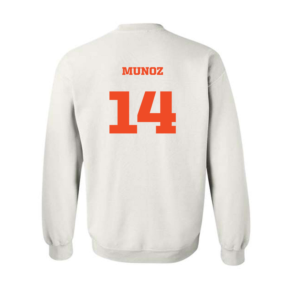 Campbell - NCAA Women's Soccer : Christina Munoz - Replica Shersey Crewneck Sweatshirt-1